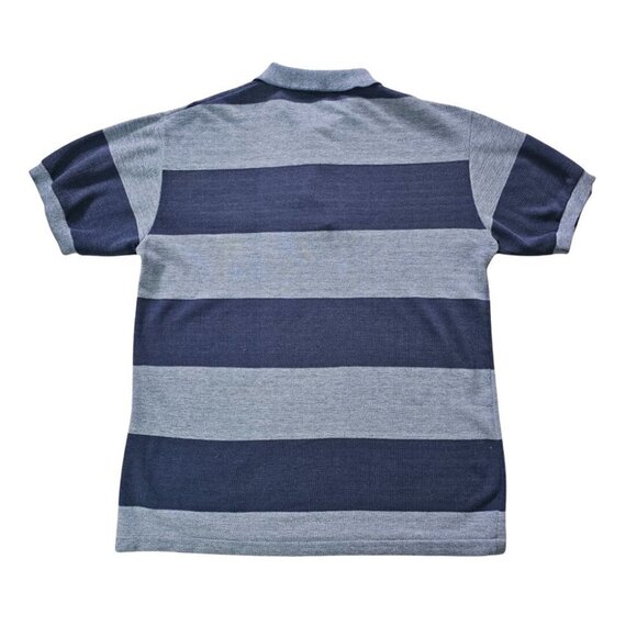 Men's Collezione Short Sleeve Golf Shirt, Size Medium, Blue - Picture 2 of 8